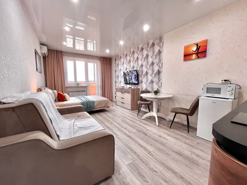 Студия в центре с видом на город, не берем оплату за финальную уборку