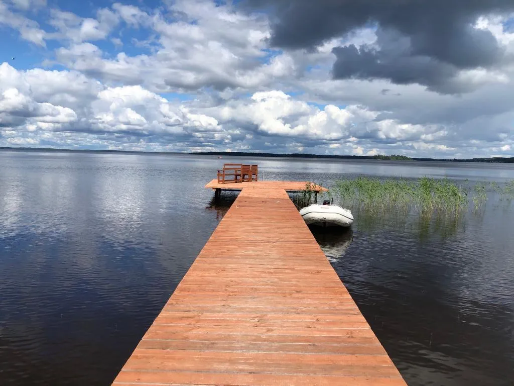 Карельская Дача Уютное шале с камином в сосновом бору, берег Сямозера