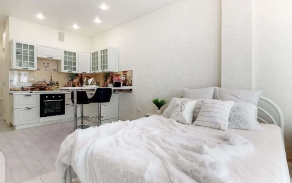 Белоснежная студия для пары