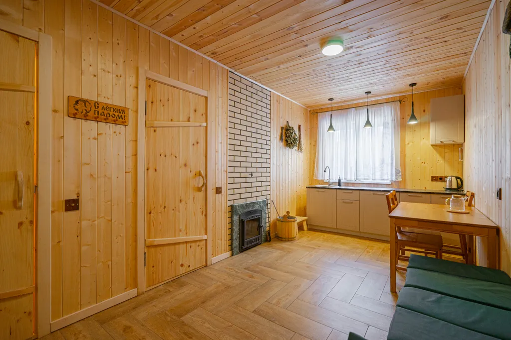 Уютный дом с баней