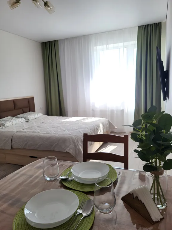 Квартира Студия у метро — аренда посуточно в Мурино