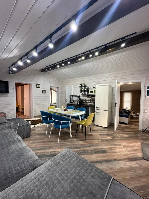 Коттедж Уютный домик на базе отдыха глэмпинге Салтыковские бани - Мир пара — Ганусово