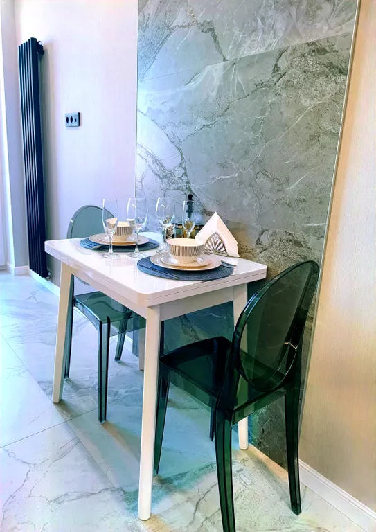 Апартамент BaltMarine с видом на море в доме на пляже