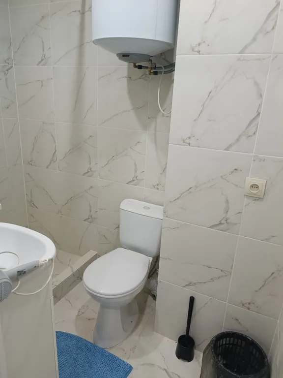 Светлая студия с большой кроватью у станции МЦД-4 Железнодорожная