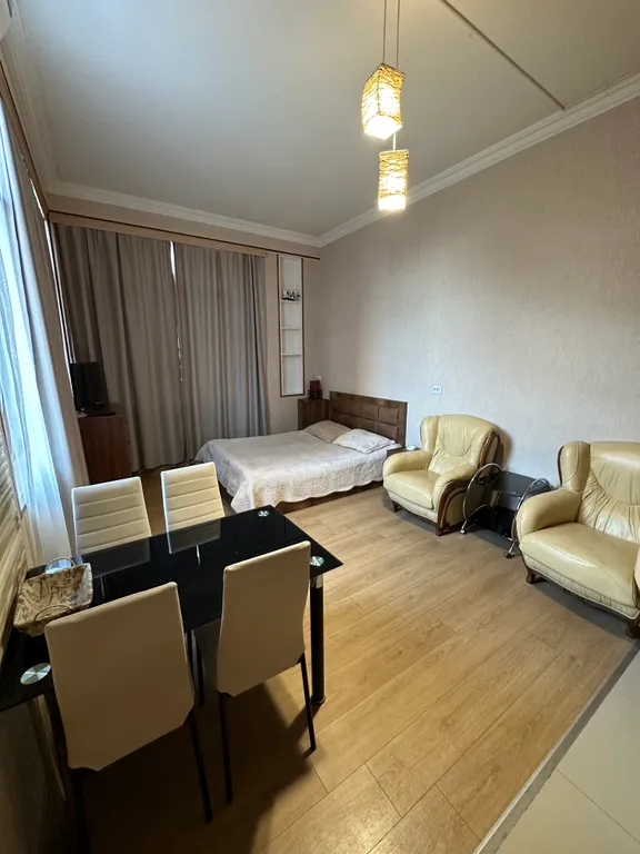 Светлая, приятная однокомнатная квартира, с красивым видом