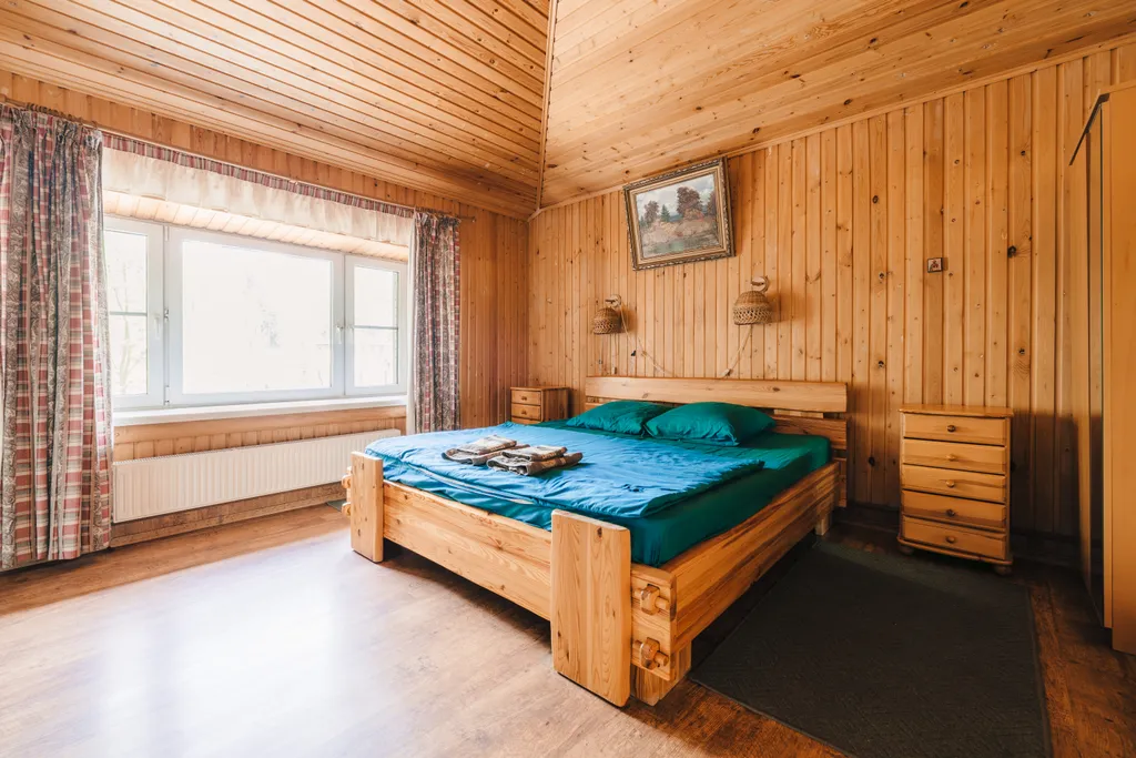 Дом в лесу в русском стиле