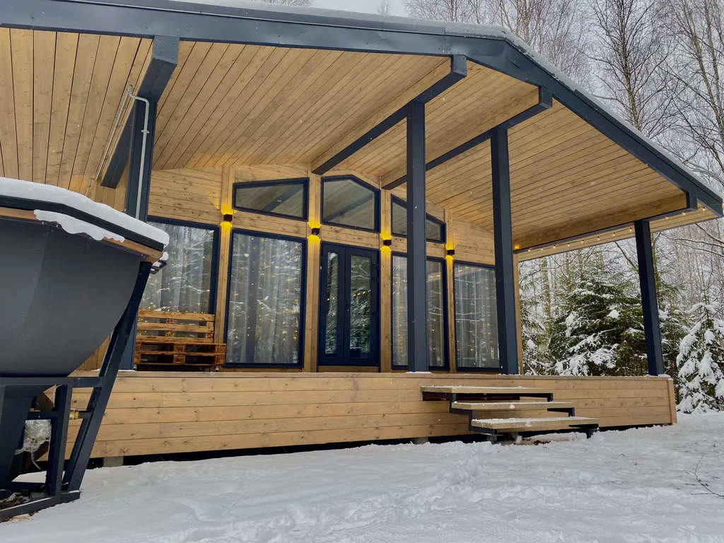 Коттедж Эко-дом с панорамными окнами #1 — аренда посуточно в Ярославль