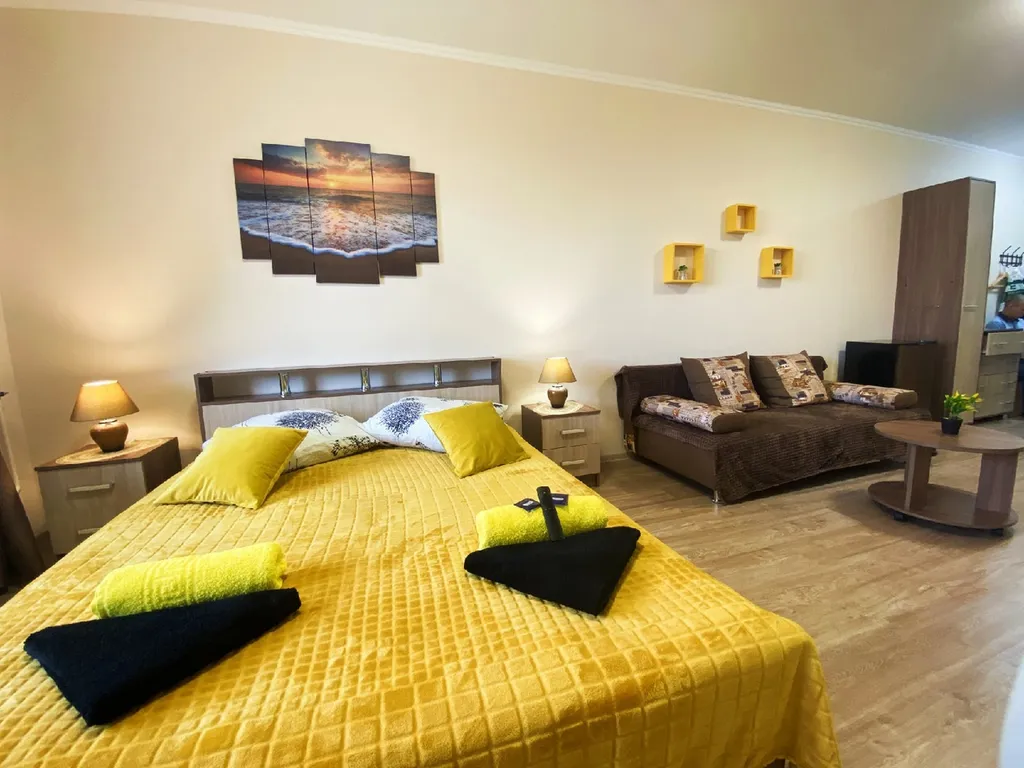 Квартира Уютная квартира-студия с диванчиком у жд вокзала и ТЦ Вавилон — Тверь