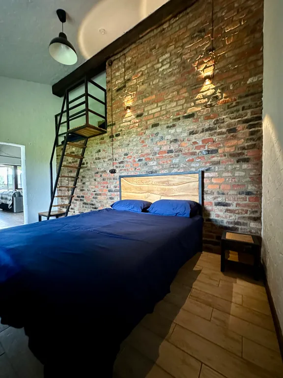 Атмосферный дом Эколофт с камином и баней в 23 километрах от Минска