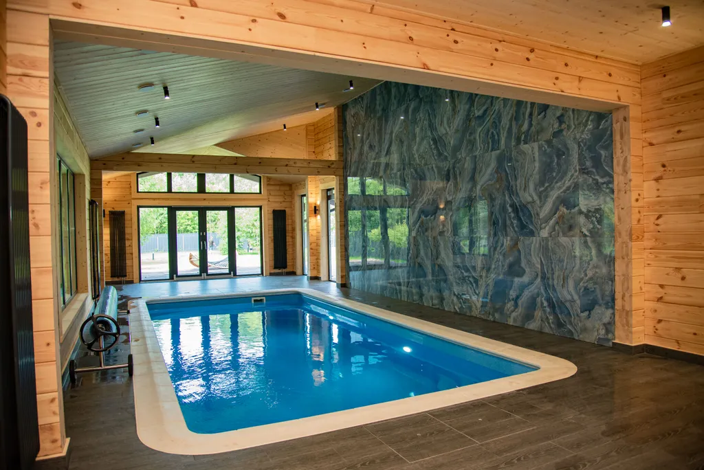 Шале Гнездо с бассейном и сауной