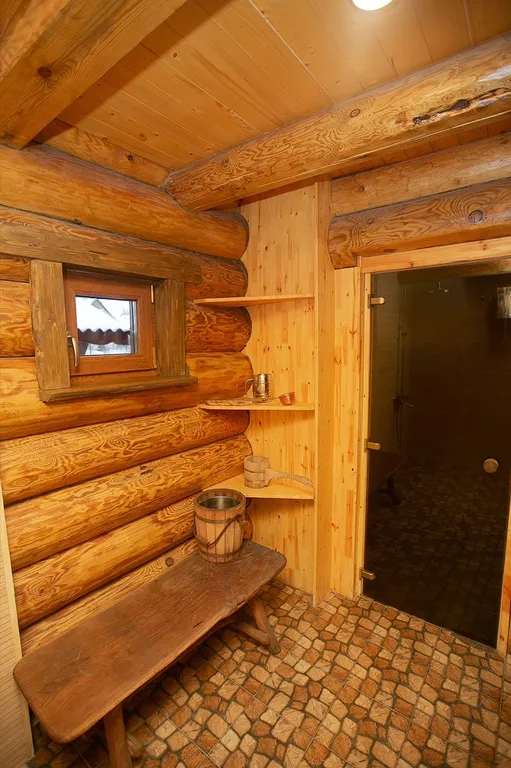 Дом VIP с баней у пруда загородный комплекс Здоровей