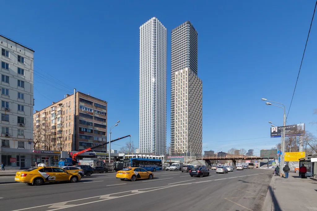 Квартира Квартира Видовая студия Смарт Хост у метро Дмитровская — Москва