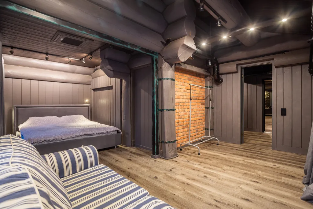 Коттедж Стильный загородный коттедж в стиле лофт — Зеленогорск