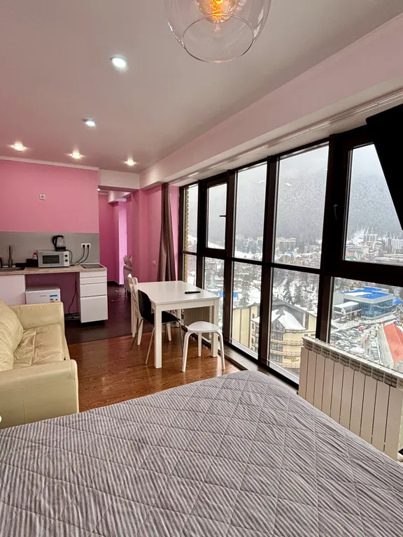 Студия с панорамным видом на горы