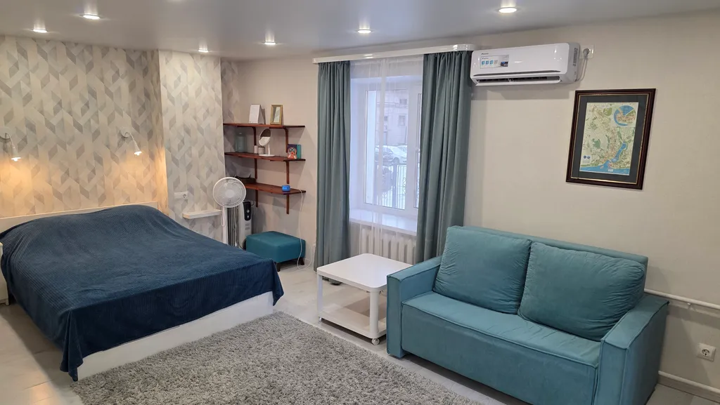 Квартира с видом из окна на Залив, Волгу, Красную площадь