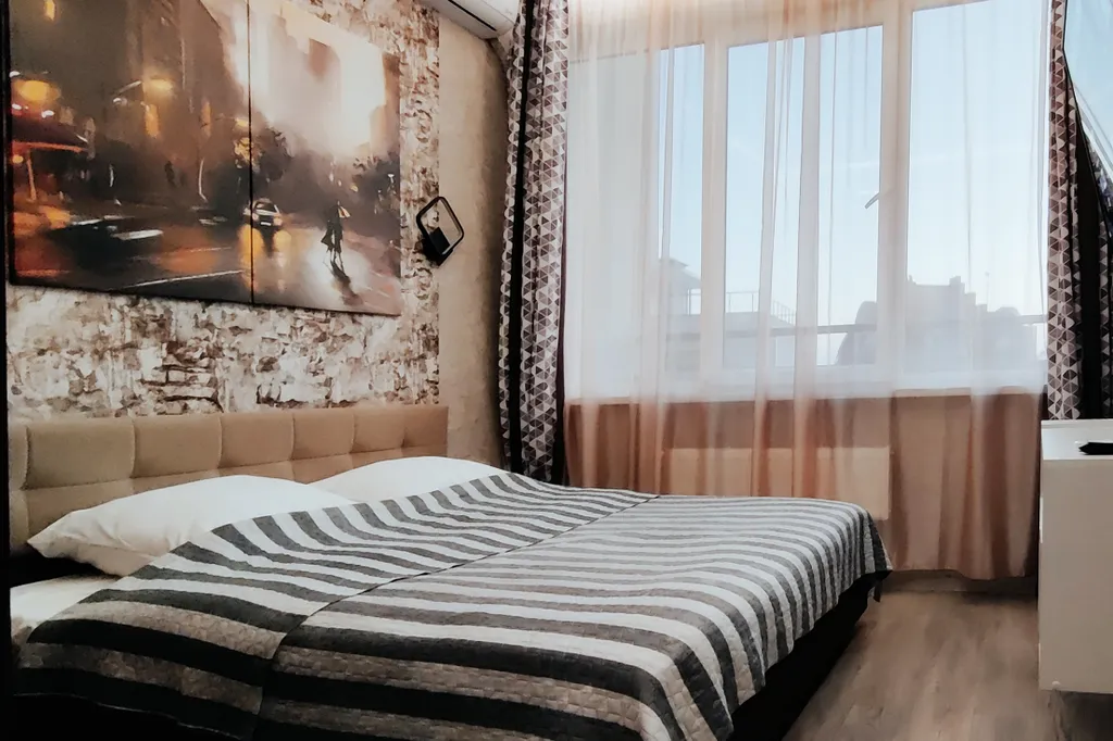 Апартаменты в Atlas Apart-Hotel SPA, вид на море и 4 бассейна