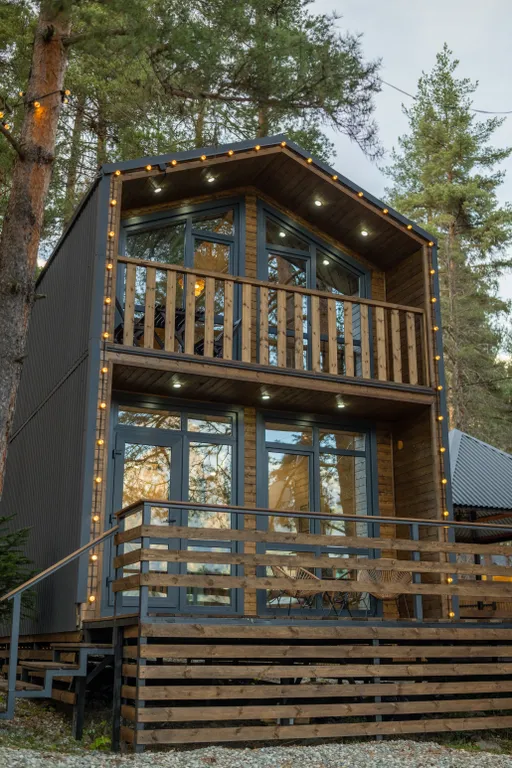 Коттедж на 6-7 человек с частной территорией и джакузи Aspen Bloom