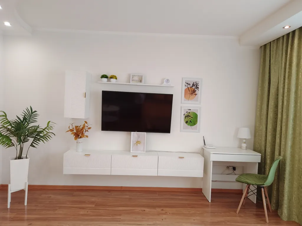 Уютная квартира с видом на фонтан