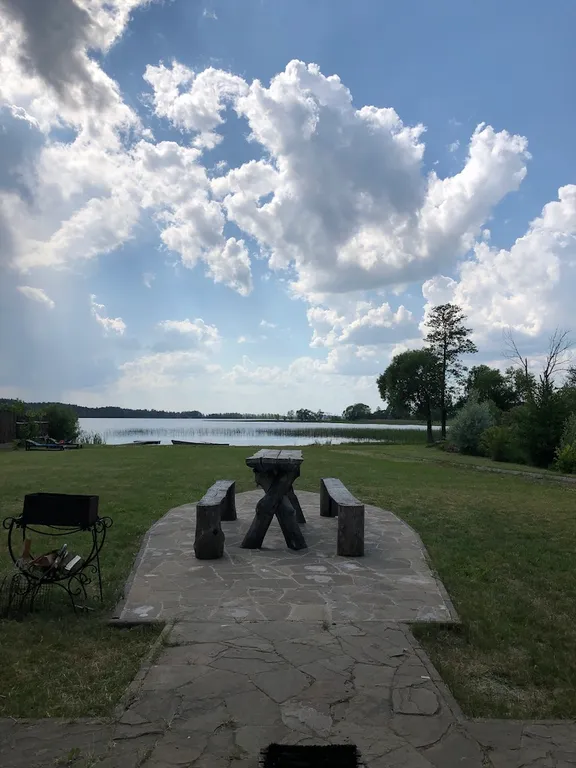 Дом на озерах Мурашки с собственным пляжем на Браславских озерах