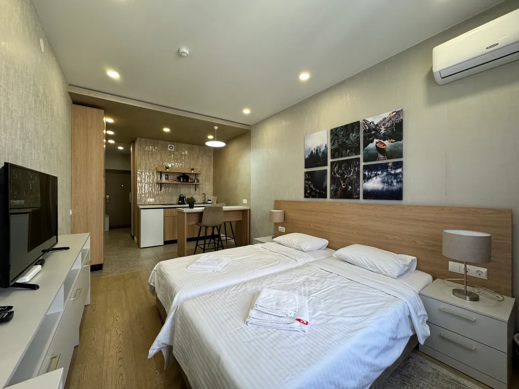 Квартира Квартира Комфортная студия с видом на Енисей — Красноярск