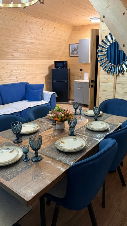 А-фрейм 3 с видом на горы и лес