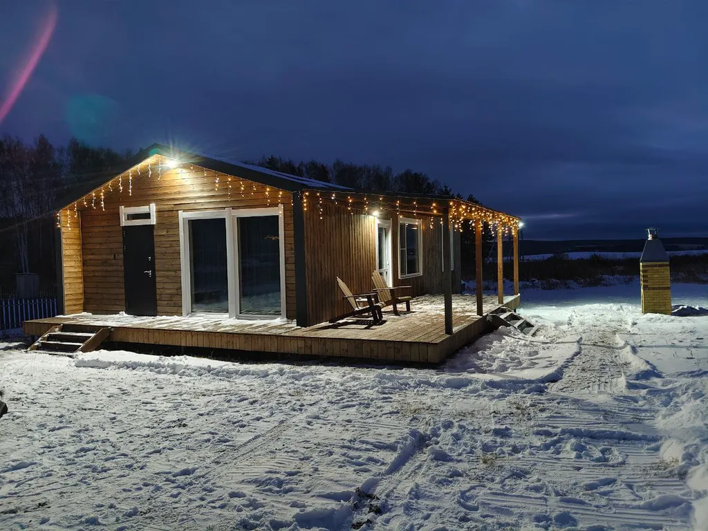 Просторный домик для семейных посиделок, встреч с друзьями Поляна Грин