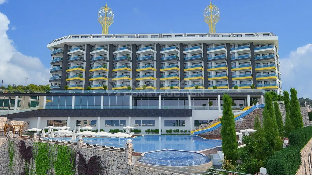 Квартира Один из самых комфортных жилых комплексов Алании Konak Premium — аренда посуточно в Аланья