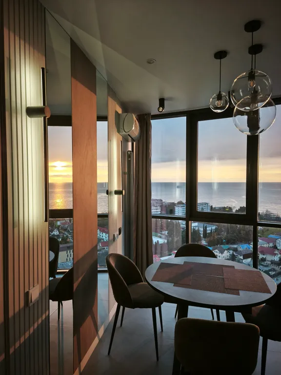 Евро-двухкомнатная квартира у моря, самые красивые закаты