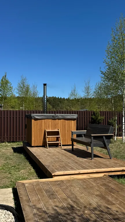 Дом с сауной и чаном