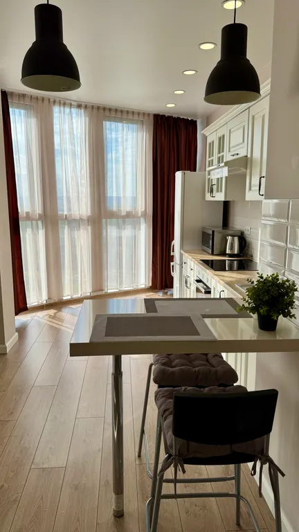 Апартамент с панорамным видом на Волгу и город