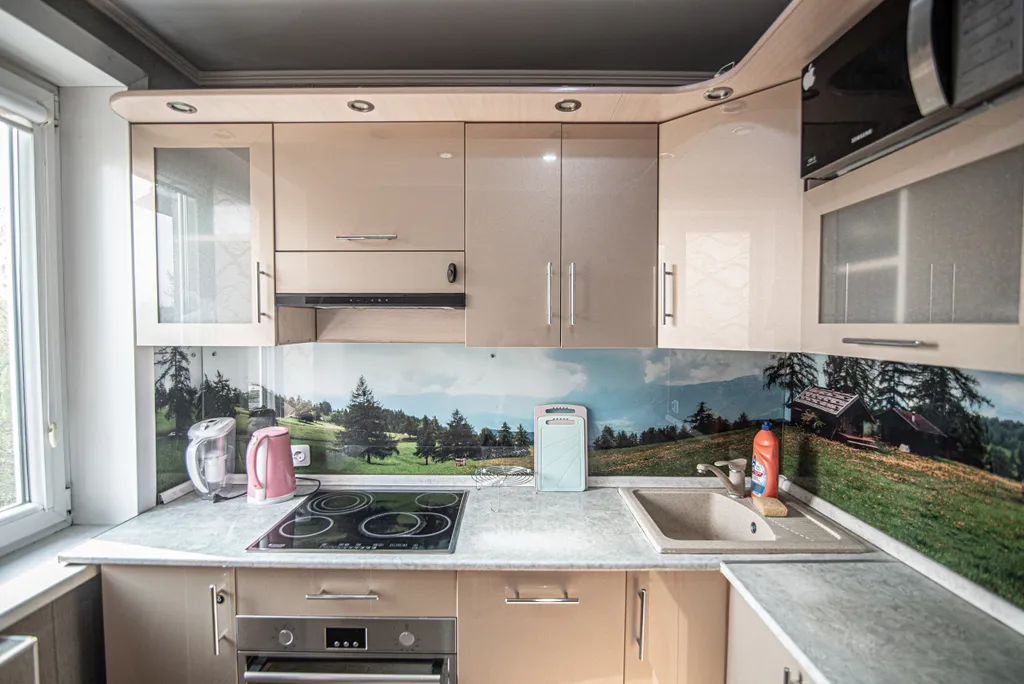 Квартира у областной больницы с муз. колонкой и кофеваркой