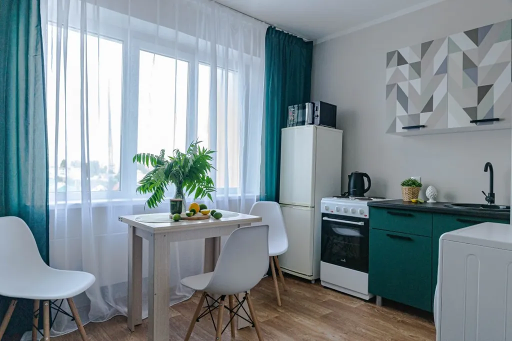 Квартира комфорт-класса Зелёный сканди