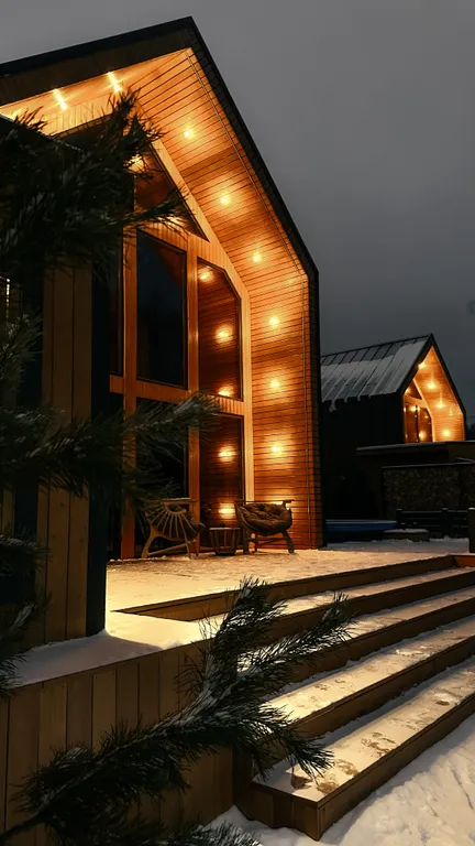 Коттедж Уютный дом с чаном и сауной — Семеновское