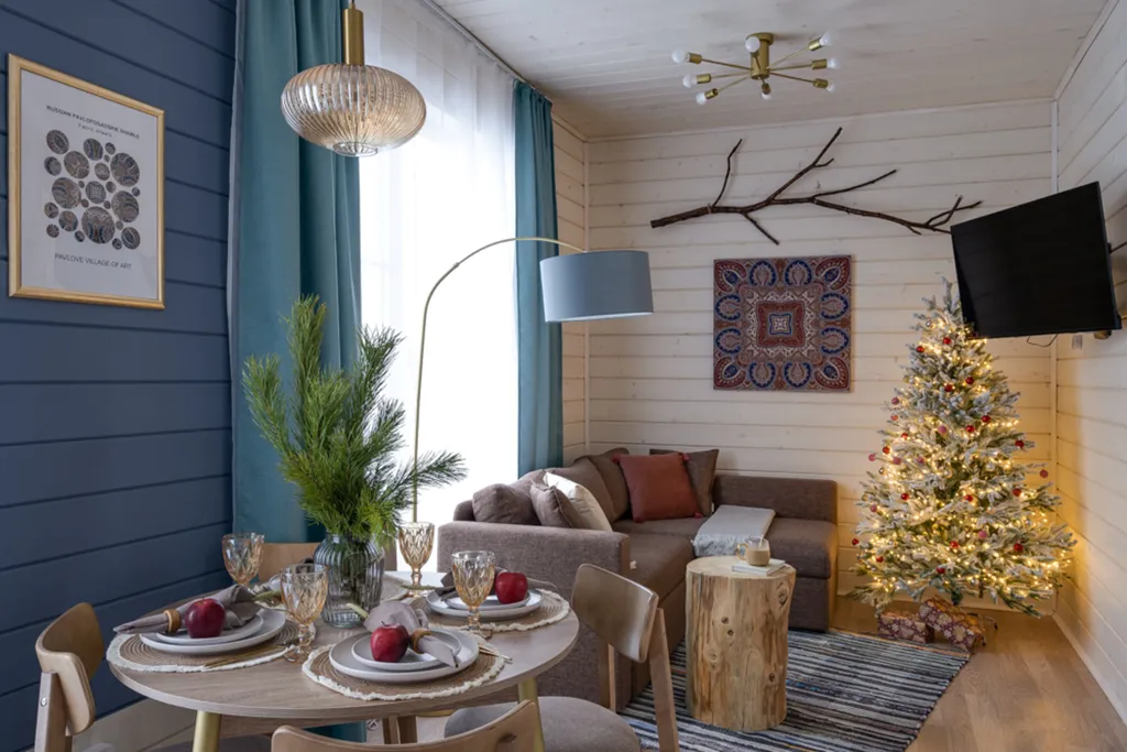 Коттедж Новый год в кругу самых близких, в самом уютно доме в стиле аля-рус — аренда посуточно в Курово (м/о Дмитровский)