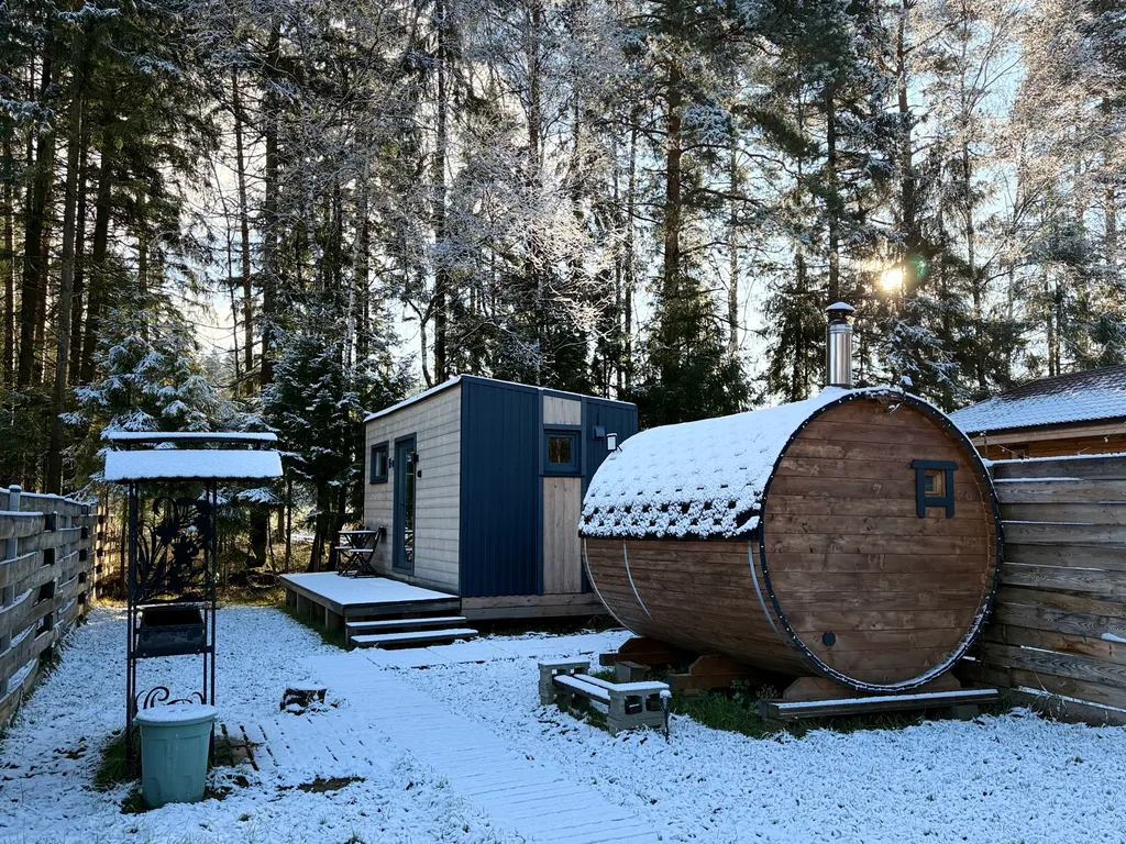 Уютный модуль на двоих с банькой