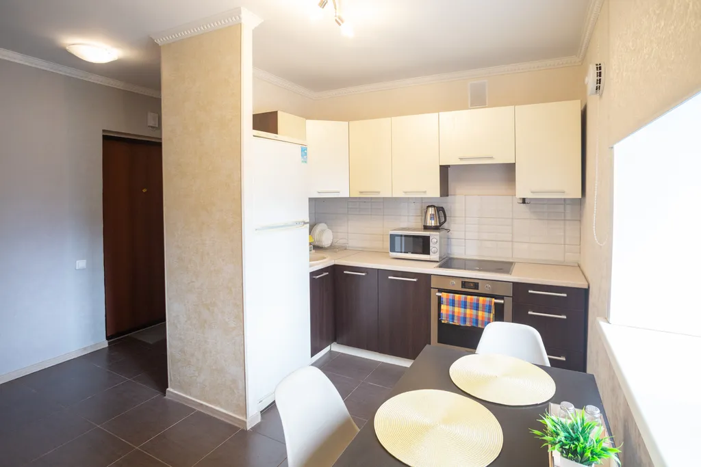 Уютная и чистая квартира рядом с Окружным шоссе, 2 кровати