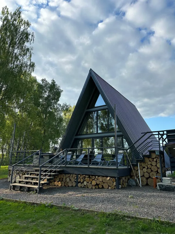 Коттедж Большой афрейм — аренда посуточно в Козельск