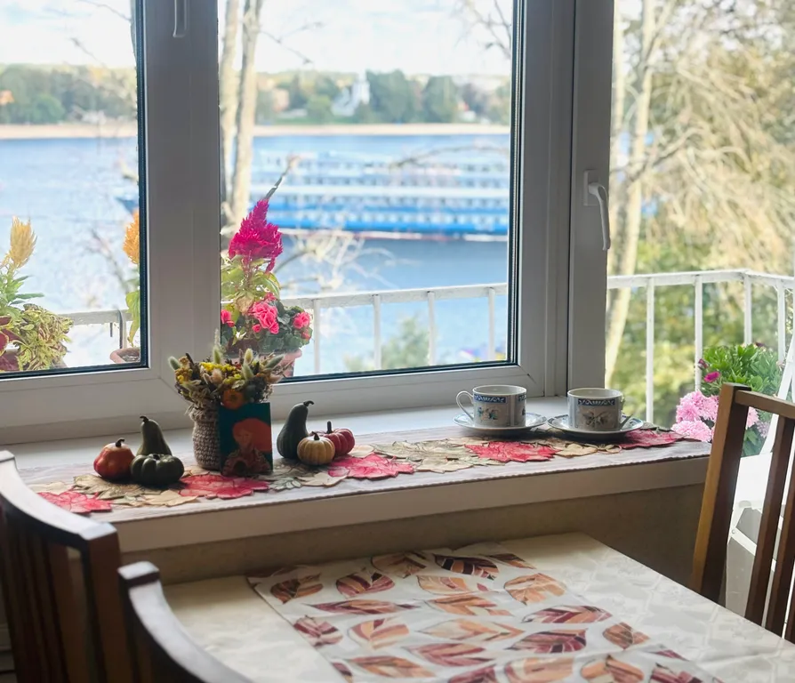 Уютная квартира с видом на реку Волга в центре — аренда посуточно в Ярославль