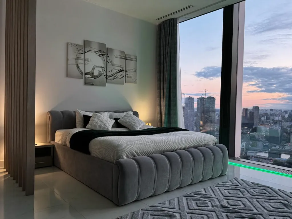 Квартира Квартира Sky City Moscow Уютная студия с Аэрохоккеем в Москва Сити. — Москва