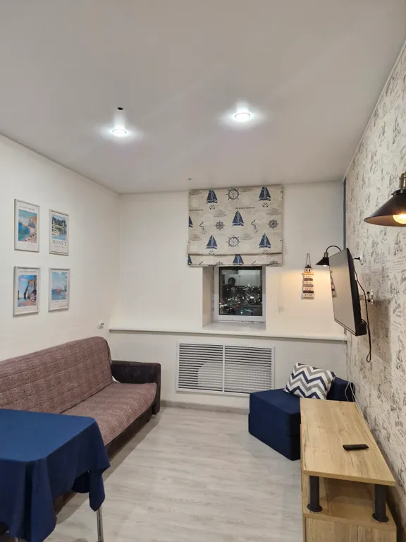 Студия с видом на город в апартаментах Меланж