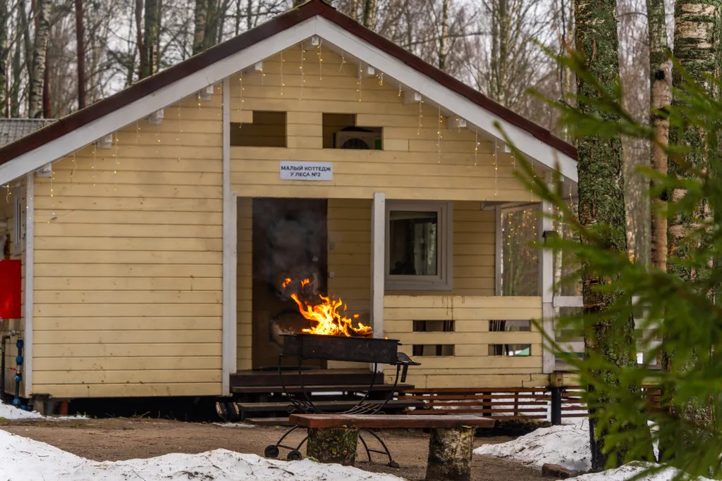 Малый коттедж у леса