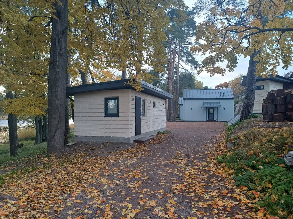 Сауналахти барнхаус на берегу Банного залива