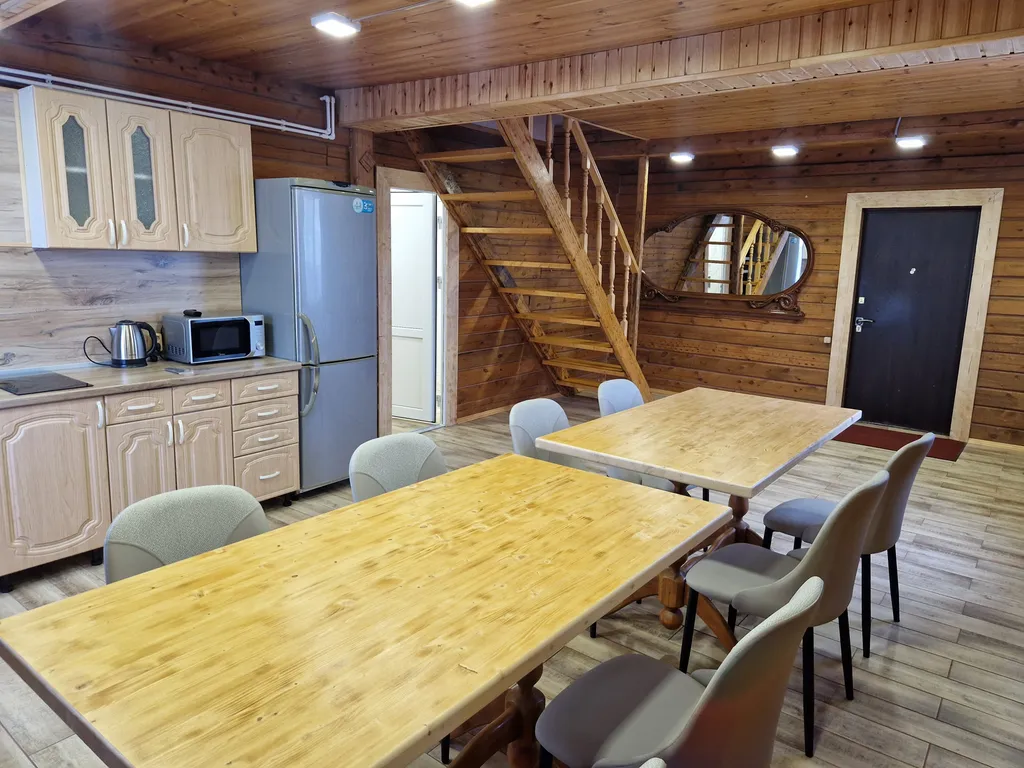 Двухэтажный дом с баней, 6 спальных мест