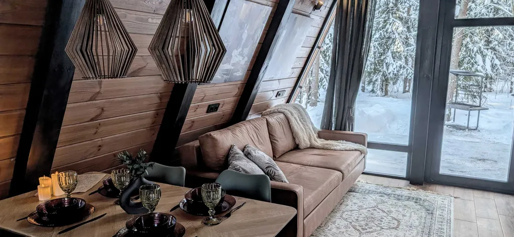 A-frame на Нарочи с видом на лес в 10 минутах от пляжа