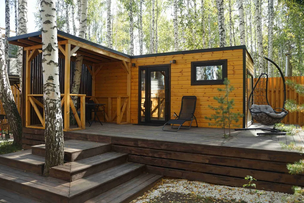 Скандинавский домик Березовый