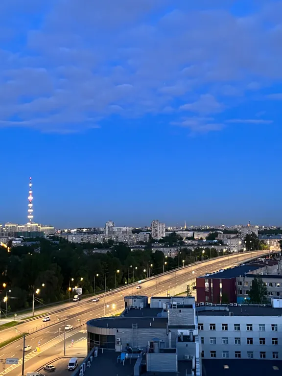 Квартира с видом на центр города
