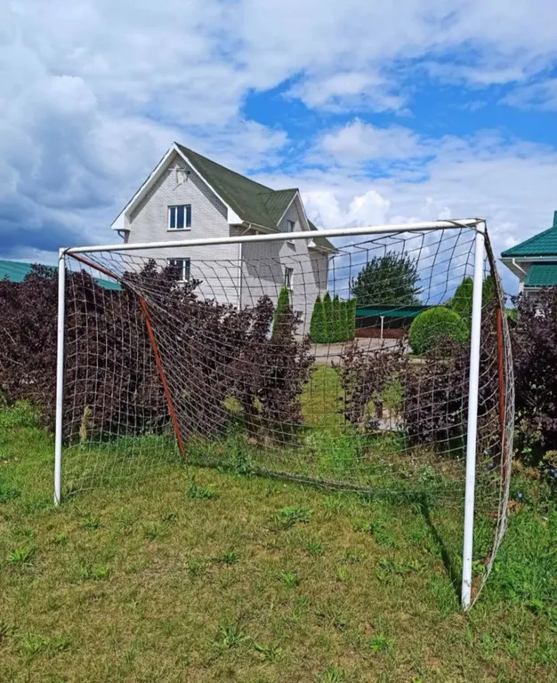 Двухэтажный дом за городом