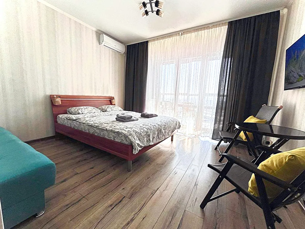 Квартира Квартира Уютная студия с панорамным видом на город — Красноярск