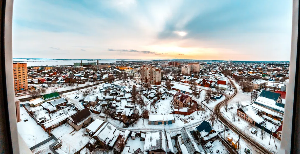 Стильная квартира с видом на Сызрань и реку Волгу