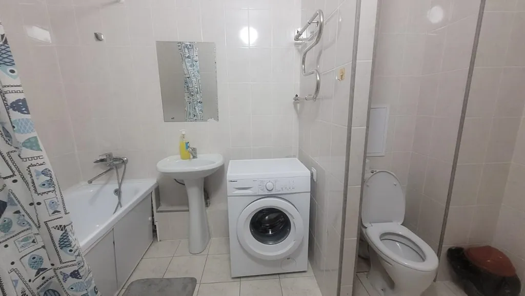 Светлая 1-комнатная квартира.